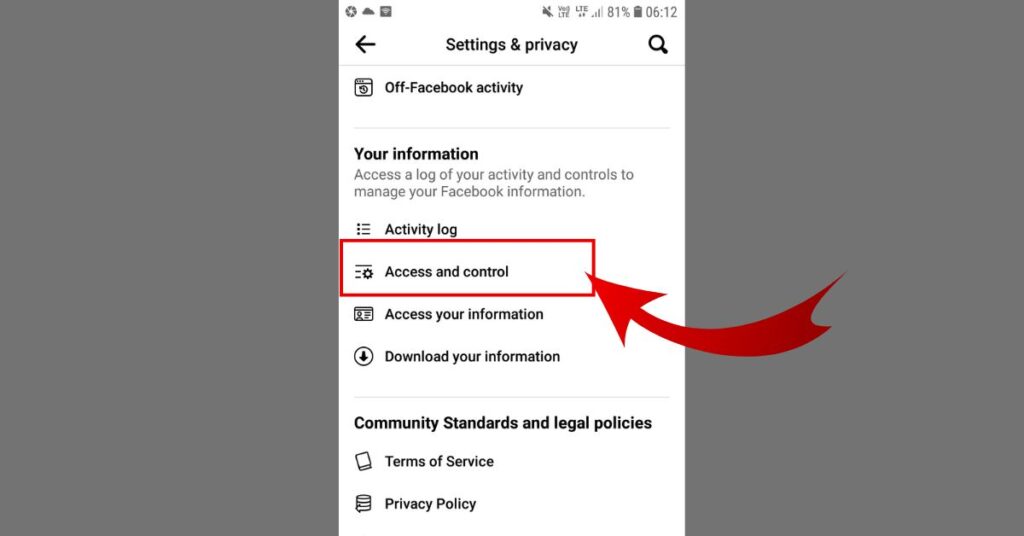 How to delete facebook page on phone?